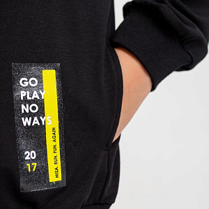 Костюм с бомбером MIZA, черный